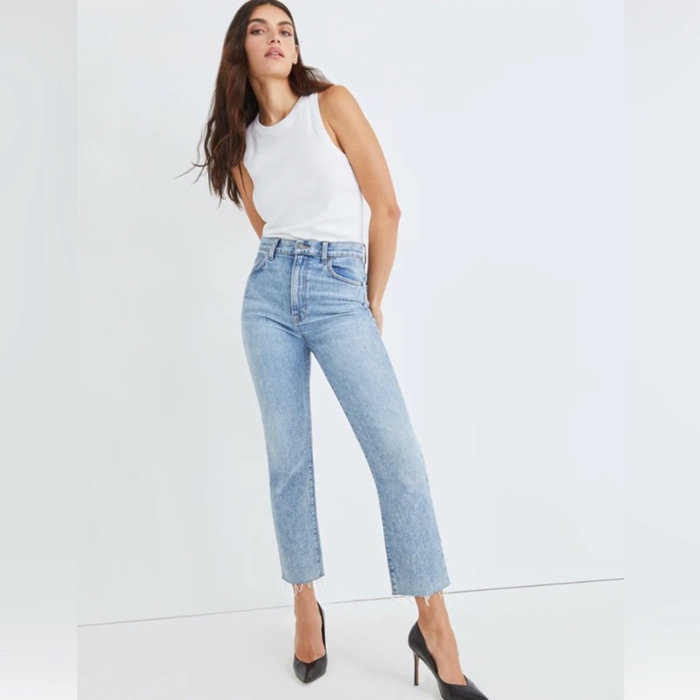 VERONICA BEARD Joey High Rise Straight Leg Jeans - Women’s Sizes 28